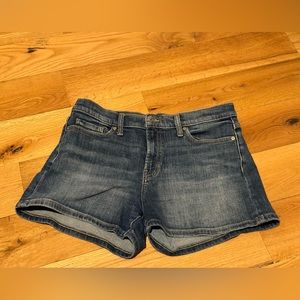Banana Republic mid-rise jean shorts